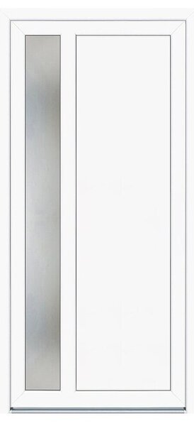 Ulazna vrata Bern KF93 (1.000 x 2.100 cm, Smjer otvaranja: Desno, Bijela)