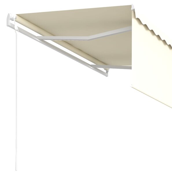 Automatska tenda na uvlačenje s roletom 3,5 x 2,5 m krem - Krema / 3.5 x 2.5 m