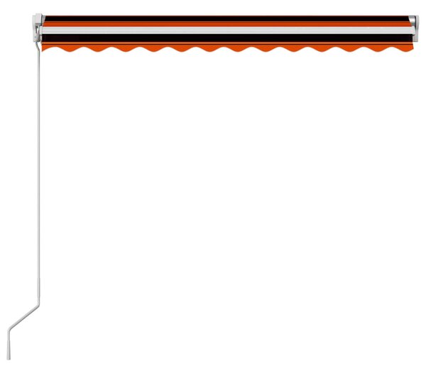 Tenda na ručno uvlačenje 300 x 250 cm narančasto-smeđa - Šarena / 300 x 250 cm