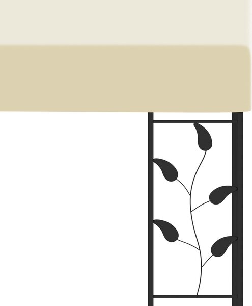 Zidna sjenica 3 x 3 x 2,5 m krem - Krema / 3 x 3 x 2.5 m