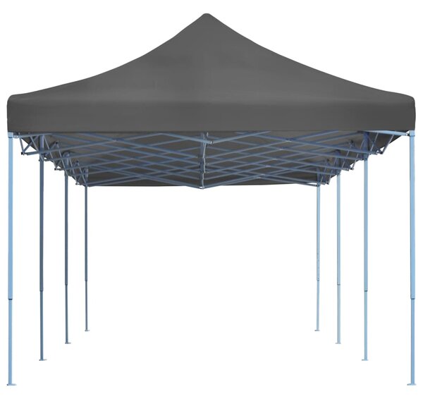 Sklopivi šator za zabave 3 x 9 m antracit - Antracitno siva / N/A