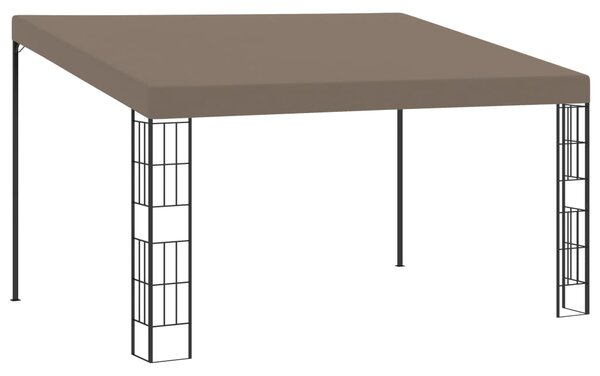 Zidna sjenica od tkanine 4 x 3 m smeđe-siva - Tupe / 4 x 3 m