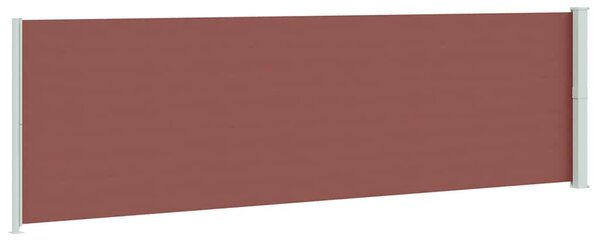 Uvlačiva bočna tenda za terasu 180 x 600 cm smeđa - Smeđa / 180 x 600 cm