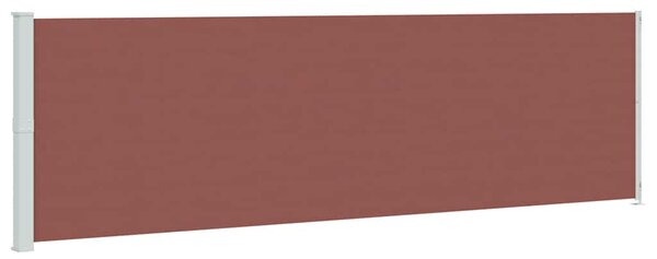 Uvlačiva bočna tenda za terasu 180 x 600 cm smeđa - Smeđa / 180 x 600 cm
