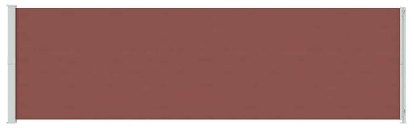 Uvlačiva bočna tenda za terasu 180 x 600 cm smeđa - Smeđa / 180 x 600 cm