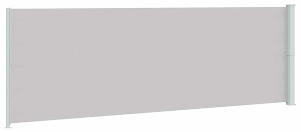 Uvlačiva bočna tenda za terasu 200 x 600 cm siva - Siva / 200 x 600 cm
