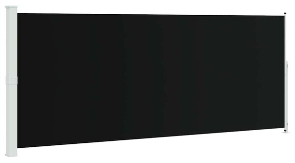 Uvlačiva bočna tenda za terasu 200 x 500 cm crna - Crna / 200 x 500 cm