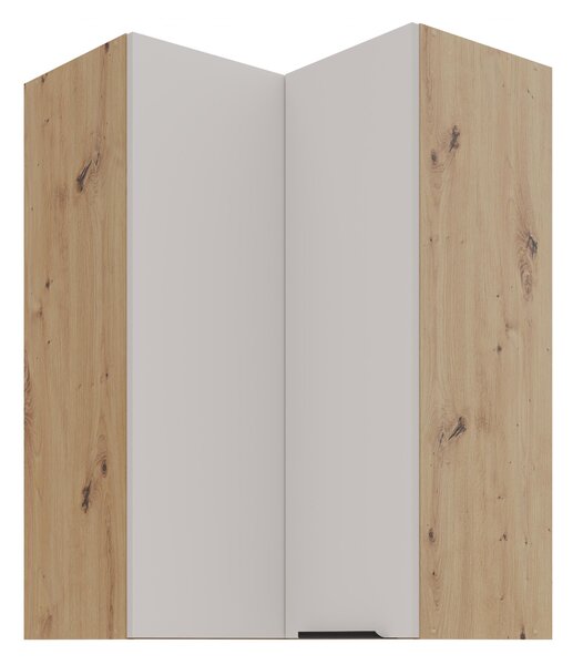 Zondo.hr Gornji kutni kuhinjski ormarić Sayla 60x60 GN-90 2F (90°) (kašmir + hrast artisan). 1121431