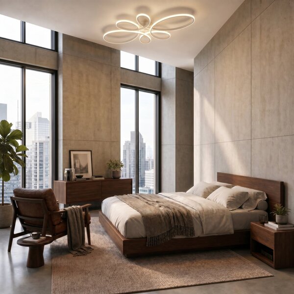 Trio Lighting Fly LED stropna svjetiljka, mat bijela, 4000 K, 83 cm x 45 cm, prigušiva, Bijela, Dnevni boravak/blagovaonica, Metal