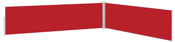 Uvlačiva bočna tenda za terasu 170 x 1200 cm crvena - Crvena / 170 x 1200 cm