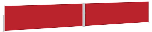 Uvlačiva bočna tenda za terasu 170 x 1200 cm crvena - Crvena / 170 x 1200 cm