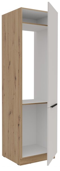 Zondo.hr Kuhinjski ormarić za ugradbeni hladnjak Sayla 60 LO-210 2F (kašmir + hrast artisan). 1121445