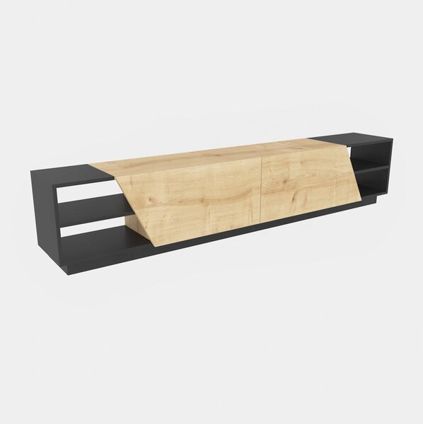 Zondo.hr TV stolić/ormarić Rodos (antracit + hrast) . Akcija -32%. 1102532