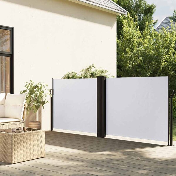 Bočna tenda na uvlačenje bijela 120x1200 cm - Bijela / 120 x 1200 cm