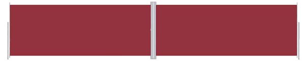 Uvlačiva bočna tenda crvena 200 x 1000 cm - Crvena / 200 x 1000 cm