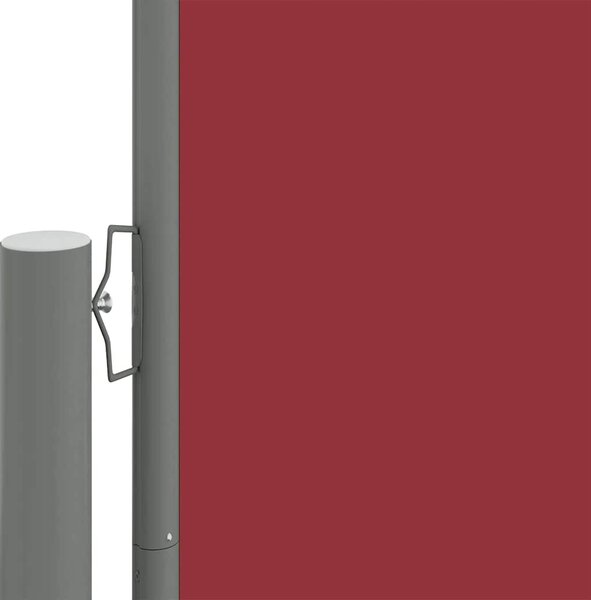 Uvlačiva bočna tenda crvena 220 x 1000 cm - Crvena / 220 x 1000 cm
