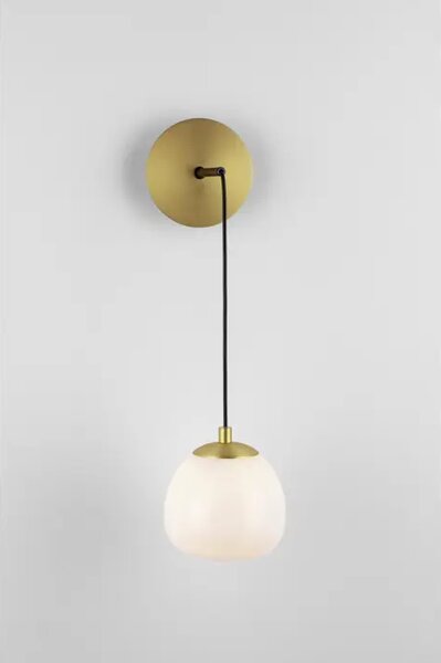 THE EGG VISILICA G9 /IP20/ZLATNA & MATT CRNA NL9009262