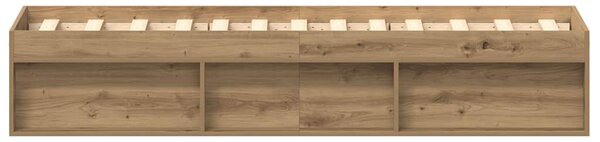 Okvir kreveta bez madraca boja hrasta artisan 75x190 cm - Smeđa / 75 x 190 cm