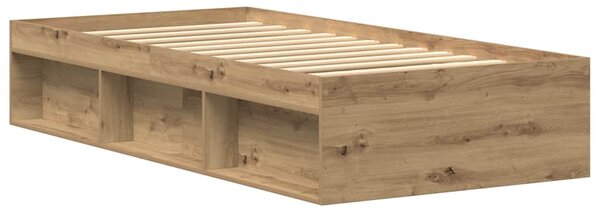Okvir kreveta bez madraca boja hrasta artisan 75x190 cm - Smeđa / 75 x 190 cm