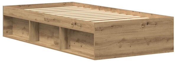 Okvir kreveta bez madraca boja hrasta artisan 75x190 cm - Smeđa / 75 x 190 cm