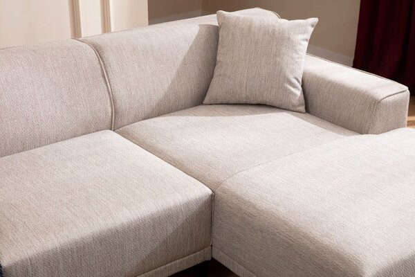 Atelier Del Sofa Kutna garnitura, Bijela, Petra R Corner - White