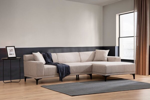 Atelier Del Sofa Kutna garnitura, Bijela, Petra R Corner - White