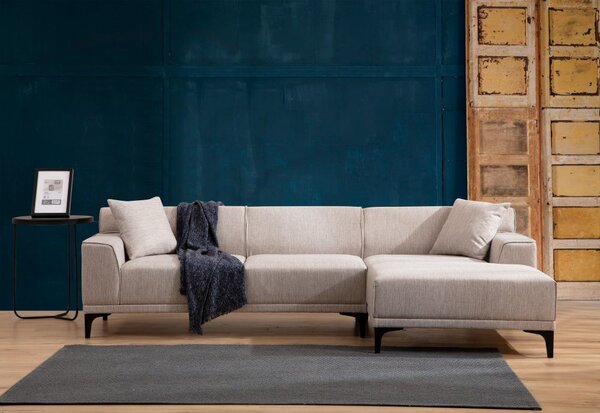 Atelier Del Sofa Kutna garnitura, Bijela, Petra R Corner - White