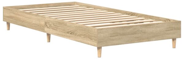 Okvir kreveta bez madraca sonoma hrast 75x190 cm - Smeđa / 75 x 190 cm