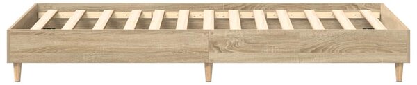 Okvir kreveta bez madraca sonoma hrast 75x190 cm - Smeđa / 75 x 190 cm