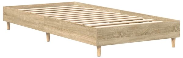 Okvir kreveta bez madraca sonoma hrast 75x190 cm - Smeđa / 75 x 190 cm