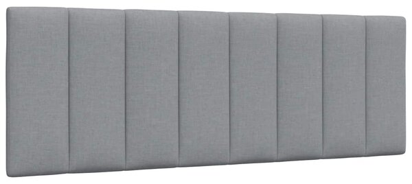 Krevet s madracem Hanko svjetlosivi 120 x 200 cm od tkanine - Siva / 120 x 200 cm