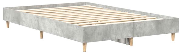Okvir kreveta bez madraca beton sivi 120x200 cm - Siva / 120 x 200 cm