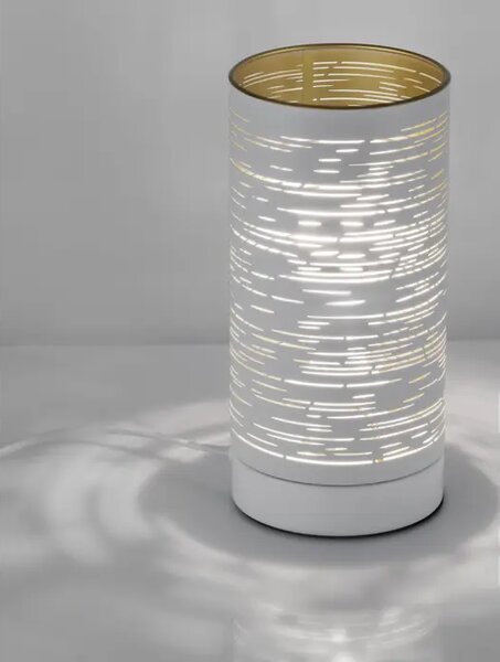 ZANE STOLNA LAMPA E14 /IP20/BIJELA/ZLATNA NL9155901