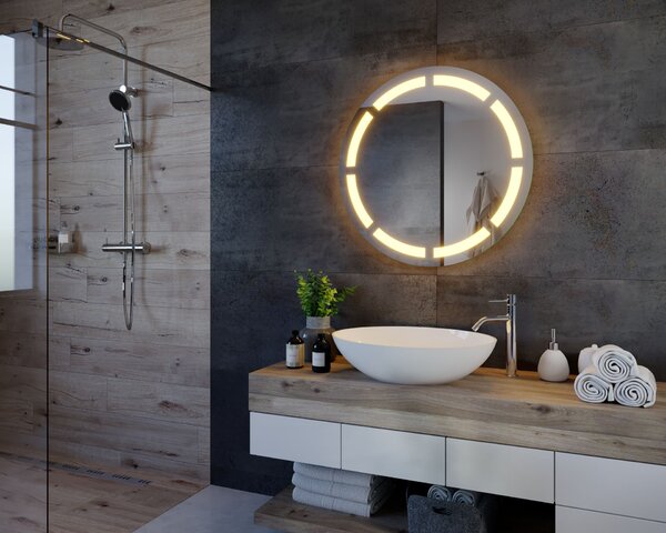 Okruglo ogledalo s LED osvjetljenjem C2
