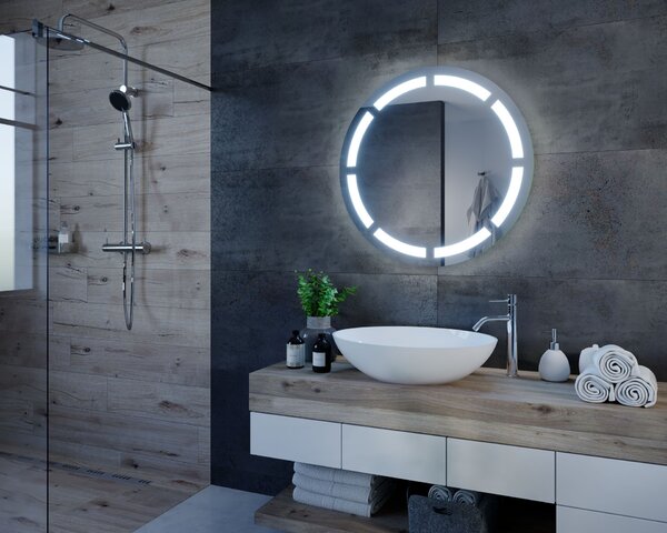 Okruglo ogledalo s LED osvjetljenjem C2