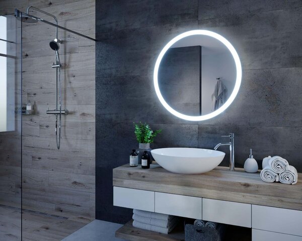 Okruglo ogledalo s LED osvjetljenjem C1