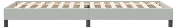 Box Spring krevet bez madracem svijetlo sivi 80x220 cm samt - Siva / 80 x 220 cm