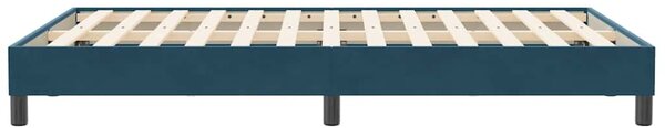 Box Spring krevet bez madraca tamnoplavi 120x210 cm samt - Plava / 120 x 210 cm