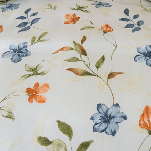 Posteljina od mikroflanela GENTLE LEAVES krem boja Dimenzije posteljine: 70 x 90 cm | 140 x 200 cm