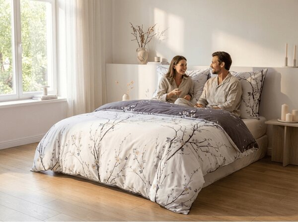 Posteljina od mikroflanela PAVUNI bijela Dimenzije posteljine: 70 x 90 cm | 140 x 200 cm