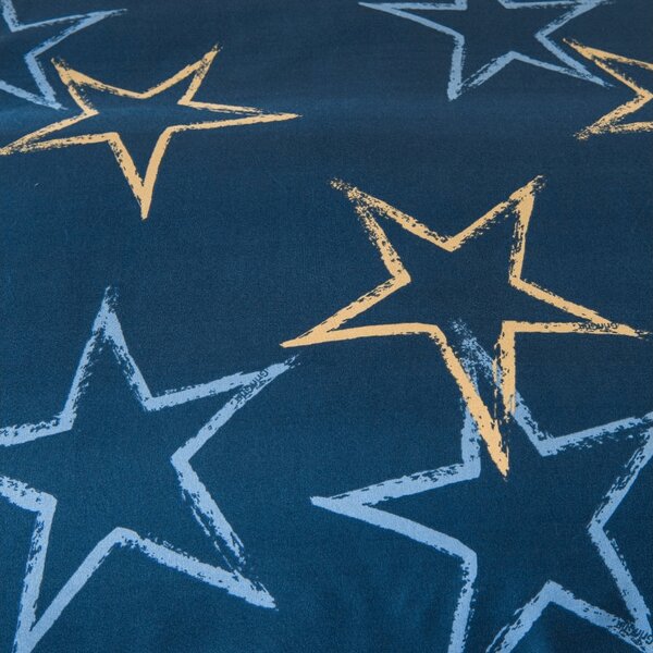 Posteljina od mikroflanela STARMISS tamnoplava Dimenzije posteljine: 70 x 90 cm | 140 x 200 cm