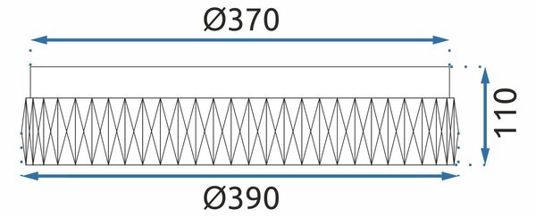 Kristalna svjetiljka APP1719-C 40 cm zlato
