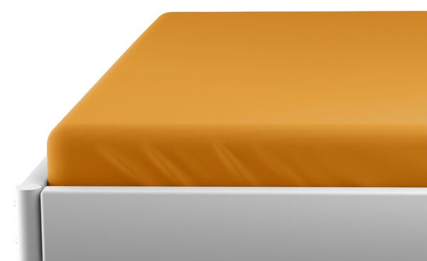 Jersey plahta za dječiji krevetic marelica 60 x 120 cm