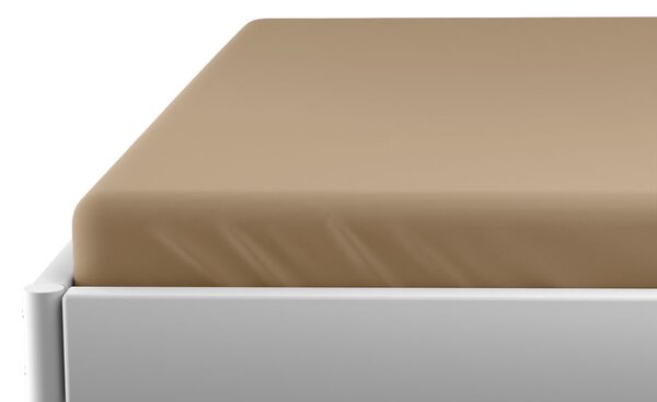Jersey plahta za dječiji krevetic bež 60 x 120 cm