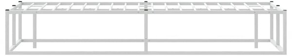 Okvir kreveta bez madraca Bijeli 120x200 cm Metalni - Bijela / 120 x 200 cm