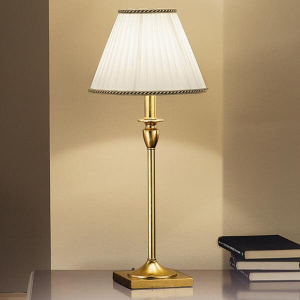 ORION Stolna lampa Donata Ø 25,4 cm, Zlato / mjed, Dnevni boravak/blagovaonica, Plastika