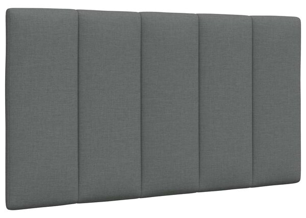 Krevet s madracem Hanko tamnosivi 90x200 cm od tkanine - Siva / 90 x 200 cm