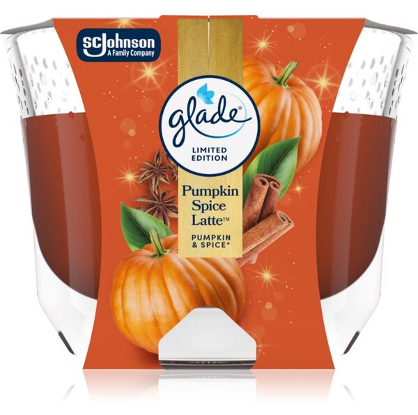 GLADE Pumpkin Spice Latté mirisna svijeća 204 g