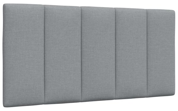 Okvir kreveta bez madraca Hanko svjetlosivi 100x200 cm od tkanine - Siva / 100 x 200 cm