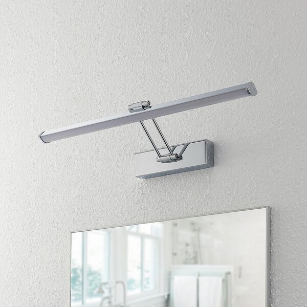 Lindby Sanya LED svjetiljka za ogledalo, 60 cm, Metalik, kupaonica, Metal